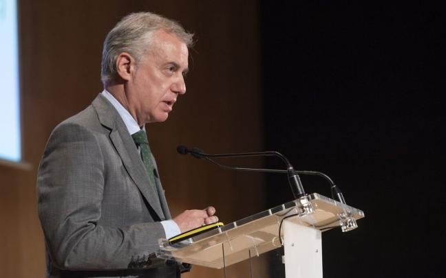 El lehendakari, I&ntilde;igo Urkullu, en una anterior comparecencia ante los medios de comunicaci&oacute;n.