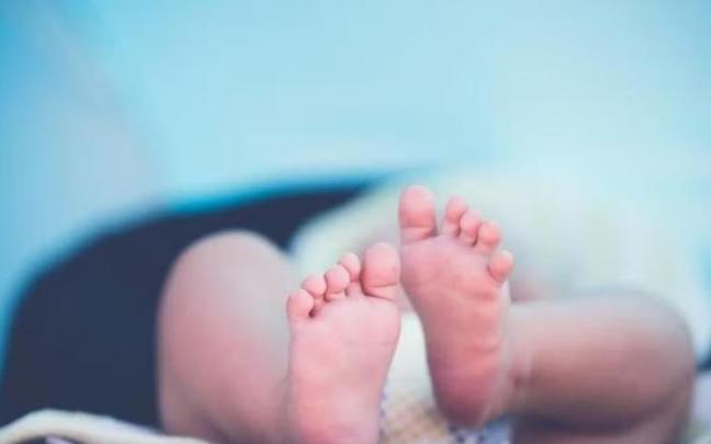 Imagen de detalle de un recién nacido