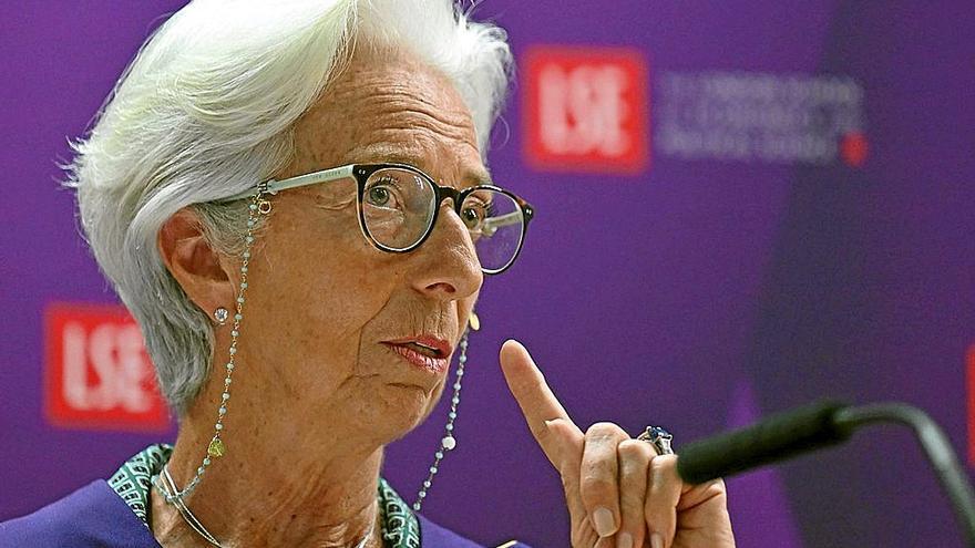 La presidenta del Banco Central Europeo, Christine Lagarde.