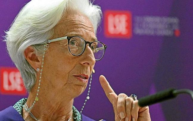 La presidenta del Banco Central Europeo, Christine Lagarde.