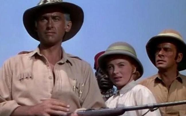 Stewart Granger y Deborah Kerr en una escena del filme.