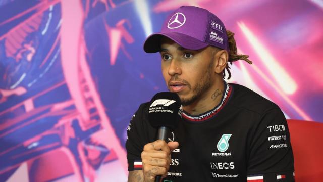 El piloto de Mercedes Lewis Hamilton