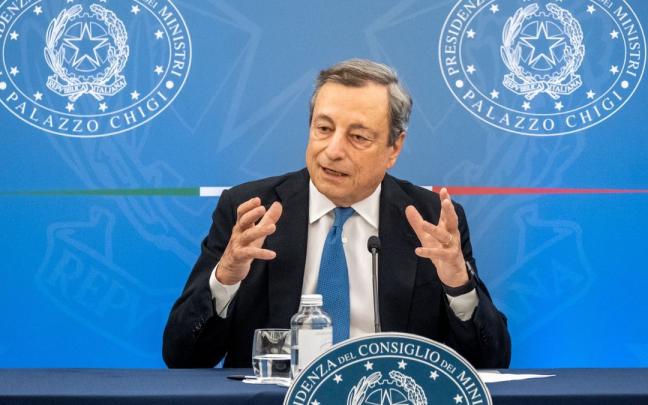 El primer ministro italiano, Mario Draghi.