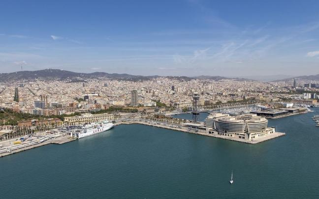 Vista del Puerto de Barcelona