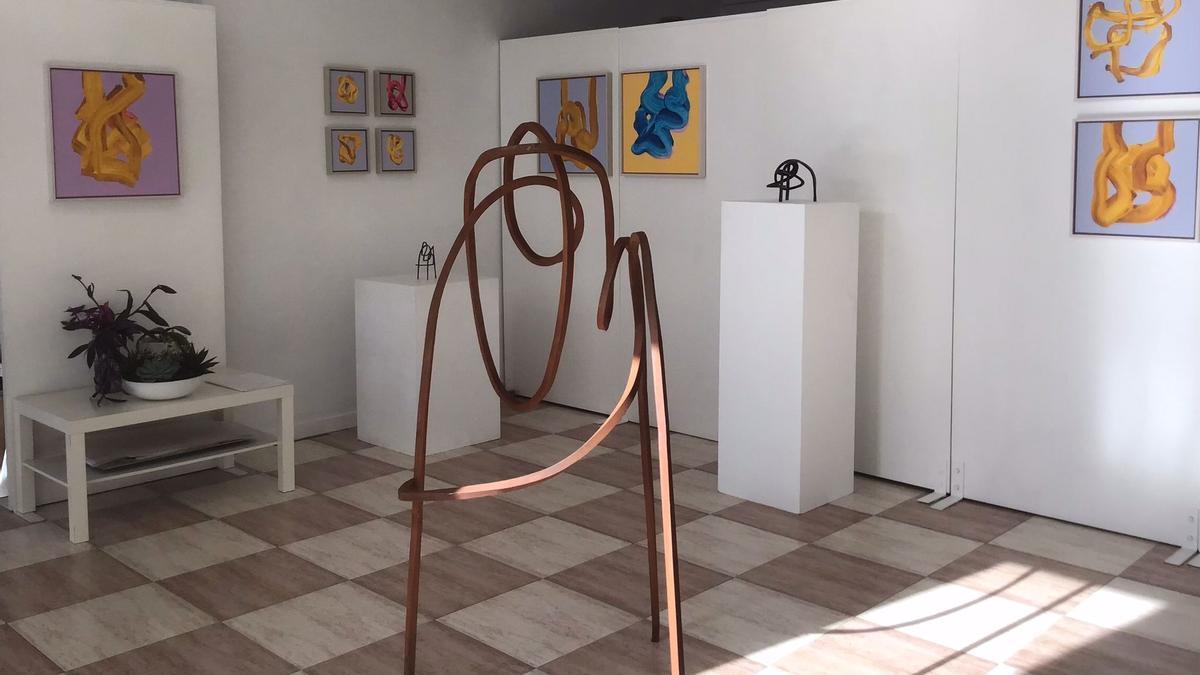 Vista de la exposición de Íñigo Manterola en la Galería ArteA 2.