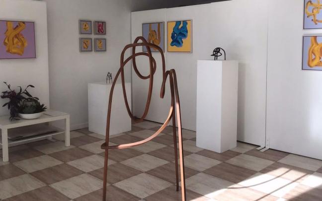 Vista de la exposición de Íñigo Manterola en la Galería ArteA 2. Vista de la exposición de Íñigo Manterola en la Galería ArteA 2.