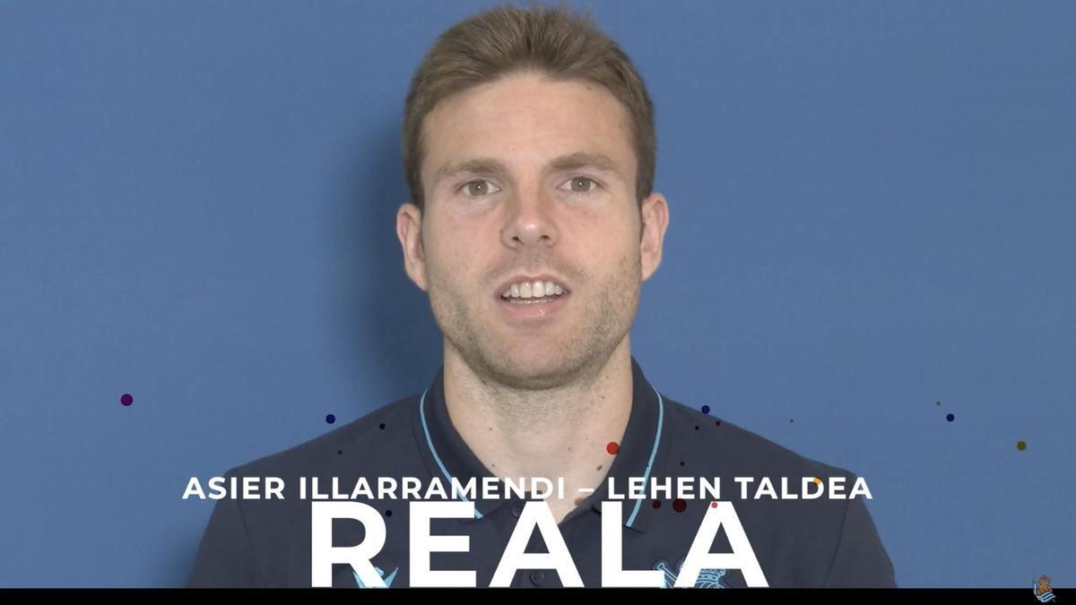 Asier Illarramendi, Realak Euskaraldirako prestaturiko bideoan parte hartzen.