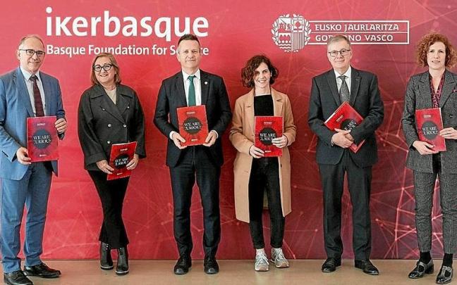 Responsables de la Fundaci&oacute;n Vasca para la Ciencia, Ikerbasque. | FOTO: IREKIA