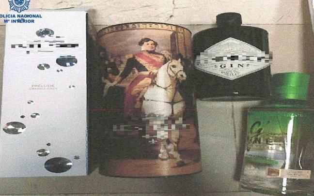 Efectos sustra&iacute;dos por la Polic&iacute;a Nacional.