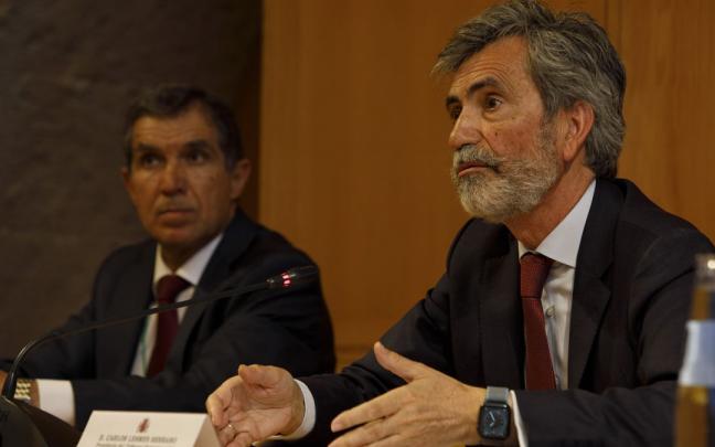 El presidente del Tribunal Supremo y del Consejo General del Poder Judicial, Carlos Lesmes.