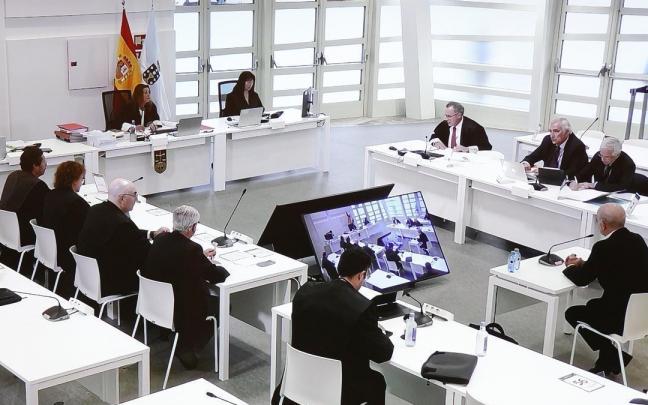Vista general del juicio por el accidente del Alvia. Vista general del juicio por el accidente del Alvia.