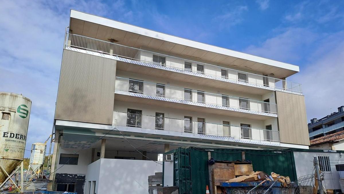 Edificio Txirikorda de Usurbil, en construcción.
