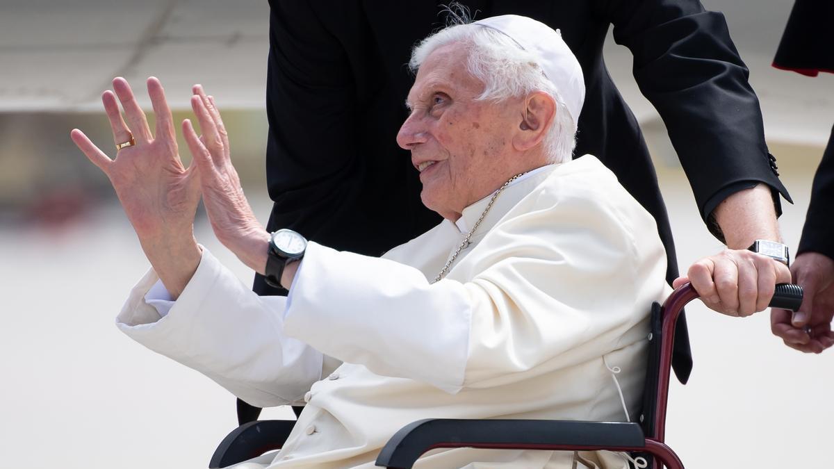 Benedicto XVI en una imagen del año 2020