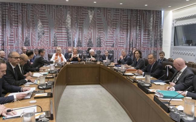 Reunión del Joint Comprehensive Plan of Action (JCPOA) en 2019. Reunión del Joint Comprehensive Plan of Action (JCPOA) en 2019.