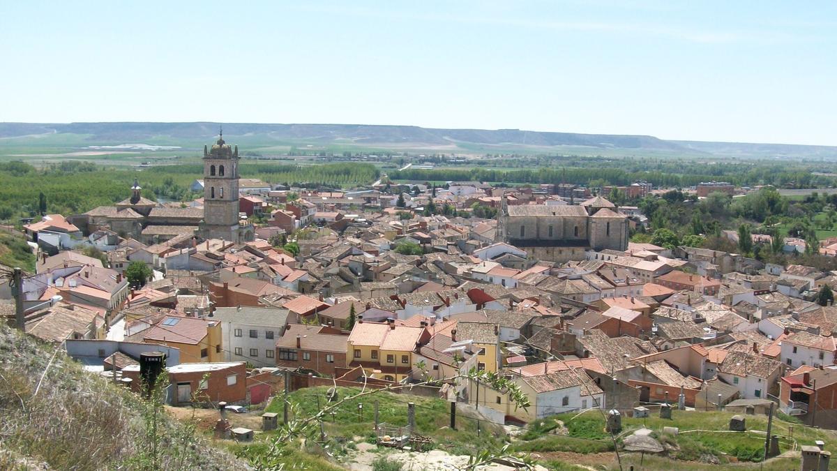 Imagen de la localidad palentina de Dueñas