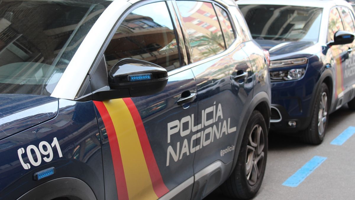 Vehículos policiales de la Policía Nacional.