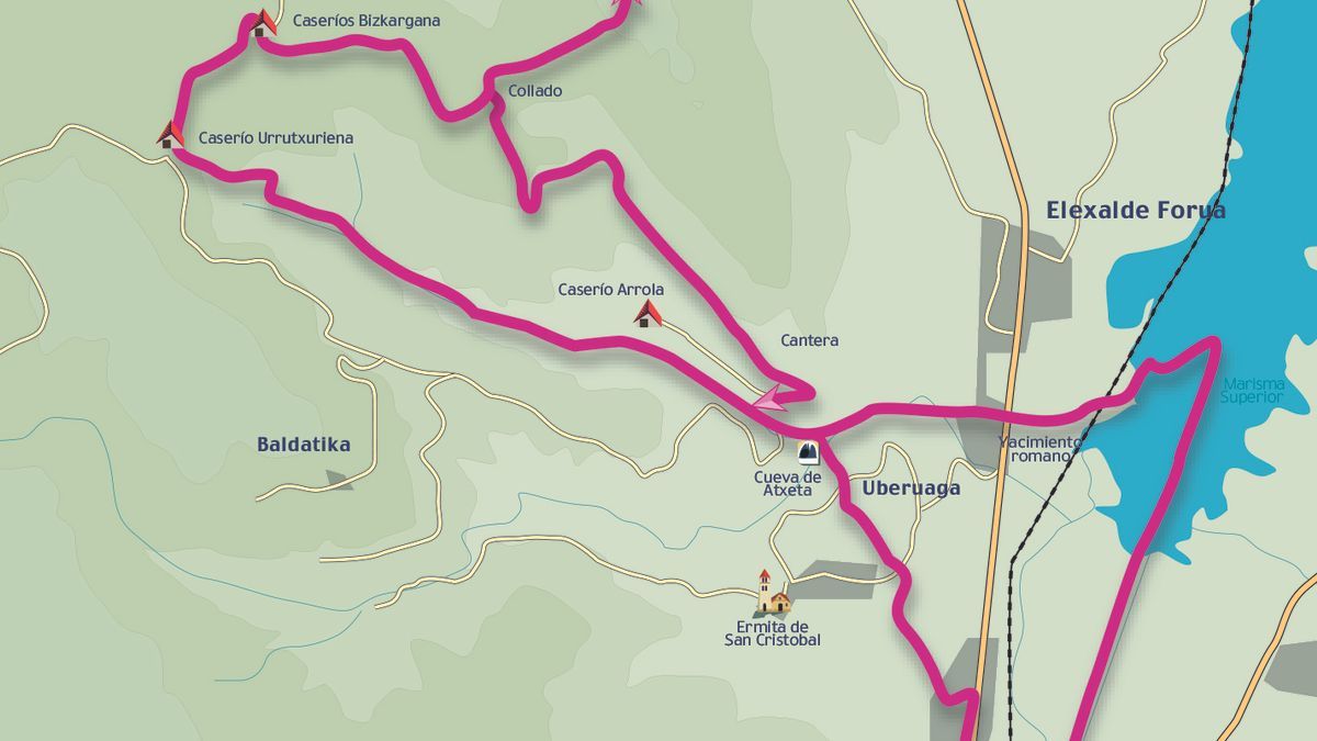 Un paseo por la historia entre Forua y la cumbre de Atxondo/Axbiribil