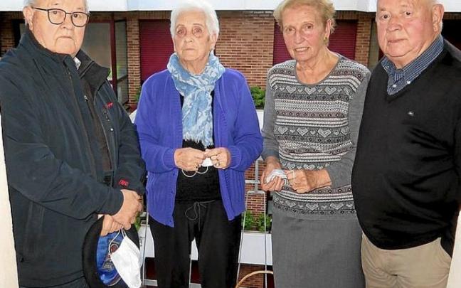 Cruz María, Filo, María Elvira y Ascensio. Foto: A.Z. Cruz María, Filo, María Elvira y Ascensio. Foto: A.Z.