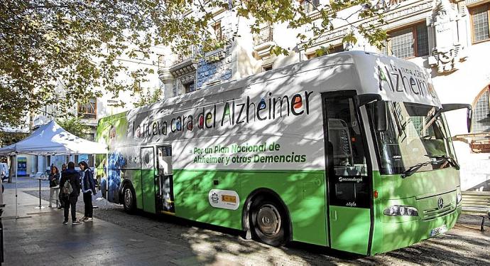 Autobús del Alzheimer. Foto: Jorge Muñoz