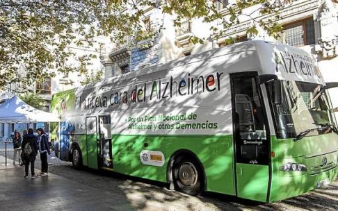 Autobús del Alzheimer. Foto: Jorge Muñoz