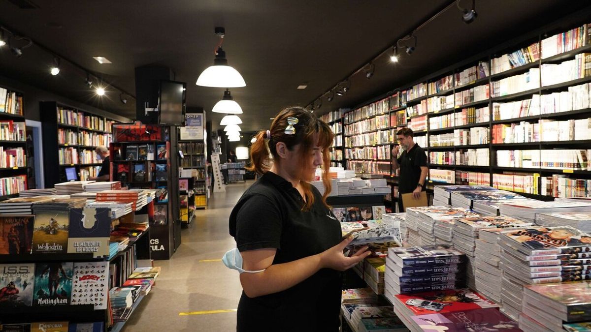 Imagen de archivo de una librería de Bilbao.