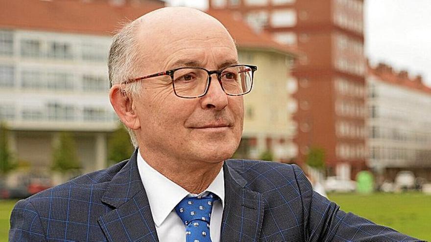 Javier Landeta, presidente de la Federación Vasca de Fútbol.