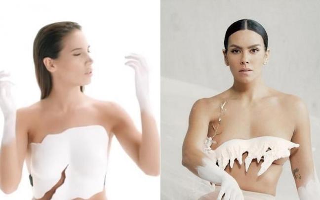 India Martínez y Cristina Pedroche. India Martínez y Cristina Pedroche.
