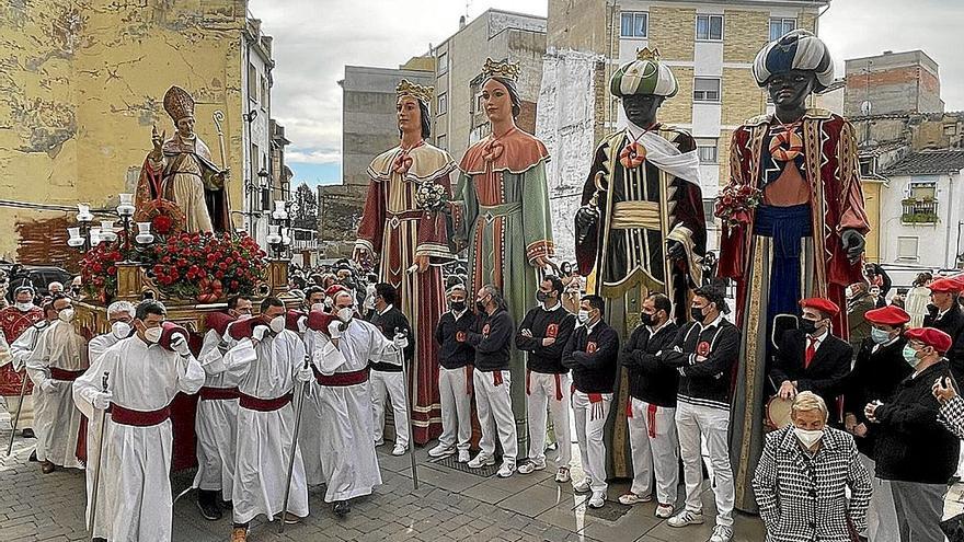 Imagen de archivo de la procesión de San Blas en Peralta.