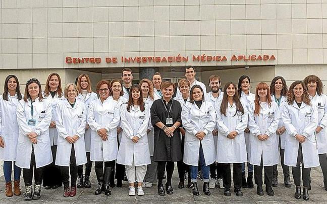 Profesionales del laboratorio de diagnóstico genético de la CUN. Profesionales del laboratorio de diagnóstico genético de la CUN.