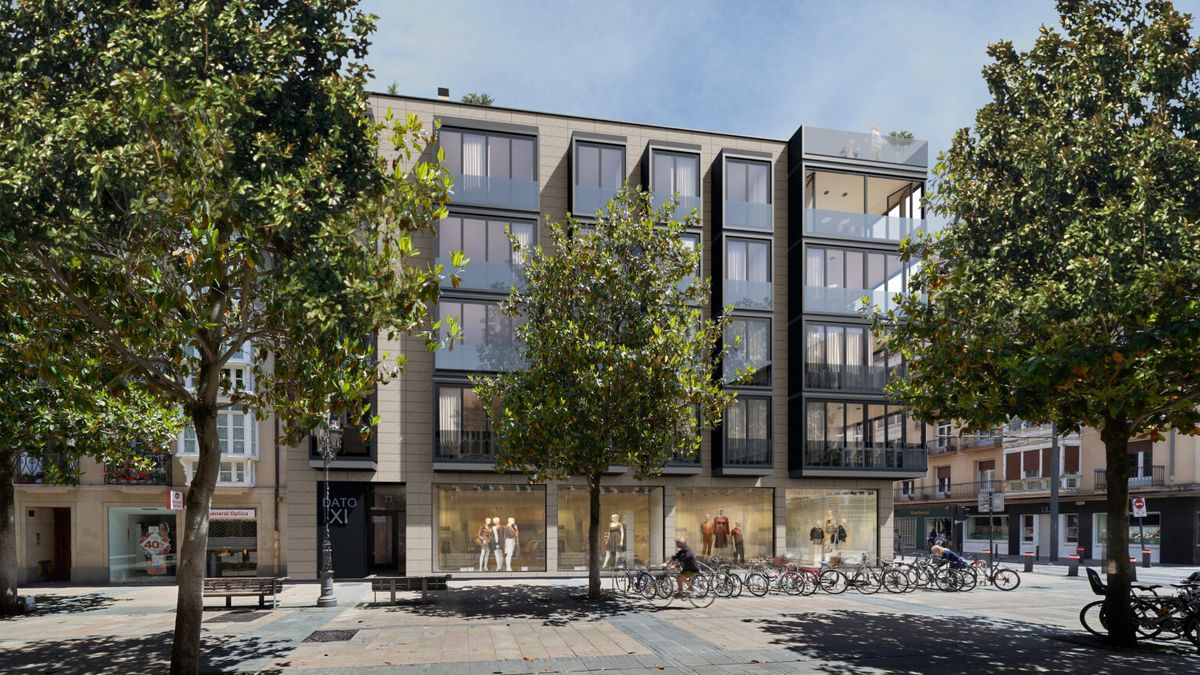 Vista del local comercial de la calle Dato