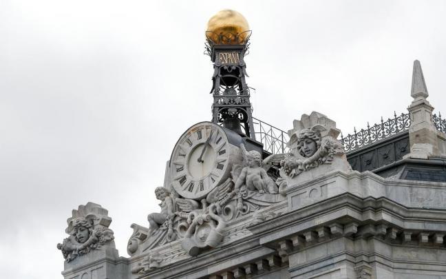 Fachada del Banco de España. Fachada del Banco de España.