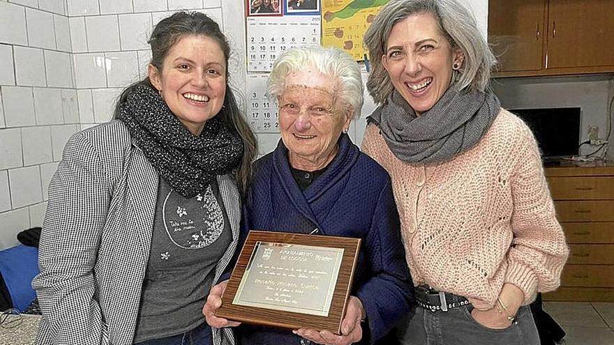 Rosario Resano celebra sus 100 años.