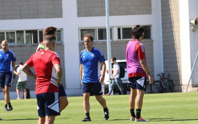 Arrasate, en la primera sesión de Osasuna