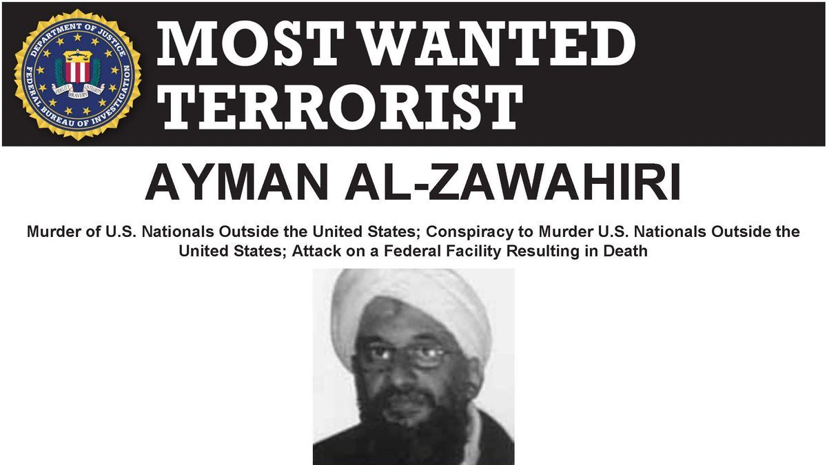 Ficha del FBI de Al Zawahiri