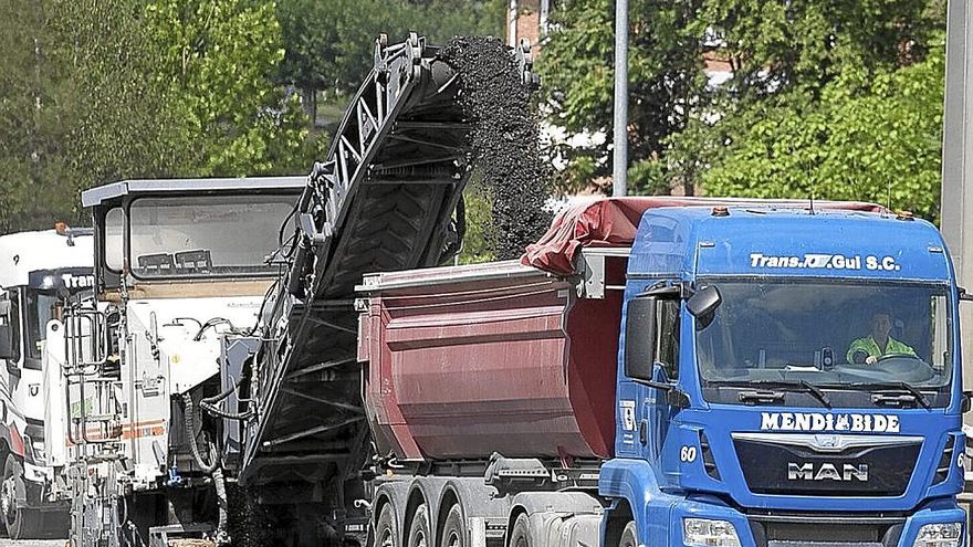 Comienzan las obras en Tolosa que cierran la N-I al tráfico de camiones