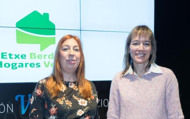 Maite Bravo y Arantxa Ibáñez de Opacua, en la presentación de ‘Hogares Verdes’ Maite Bravo y Arantxa Ibáñez de Opacua, en la presentación de ‘Hogares Verdes’