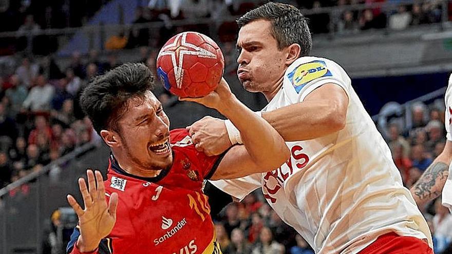 Álex Dujshebaev, en la semifinal ante Dinamarca. | FOTO: EFE