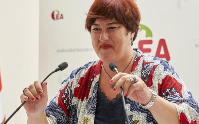 La secretaria general de Eusko Alkartasuna, Eba Blanco La secretaria general de Eusko Alkartasuna, Eba Blanco