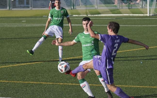 Lance del pasado derbi San Juan - Mutilvera
