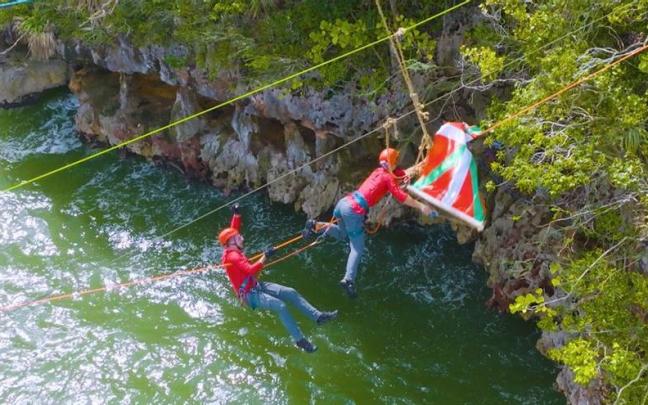Un momento del primer juego de inmunidad en la nueva edición de ‘El Conquis’, ganado por los Yocahu.