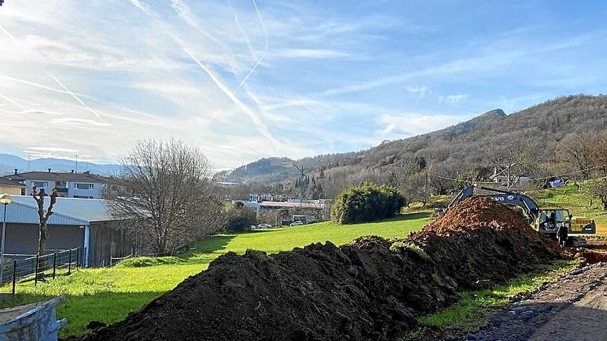 Movimientos de tierra en el área de Babilonia, donde se construirá el edificio de la ESO.