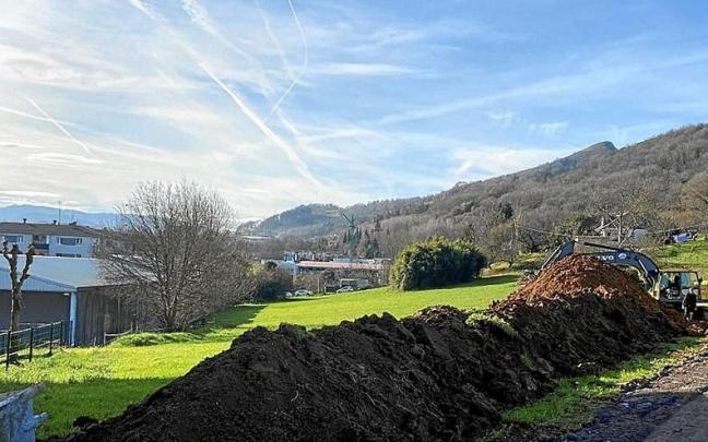 Movimientos de tierra en el &aacute;rea de Babilonia, donde se construir&aacute; el edificio de la ESO.