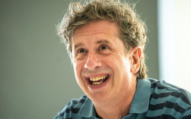 Gabino Diego presenta en Donostia 'La curva de la felicidad'.