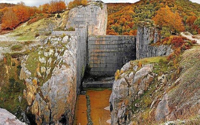 Aspecto parcial de Mina Alberto en Aldatz, concejo de Larraun. Foto: cedida