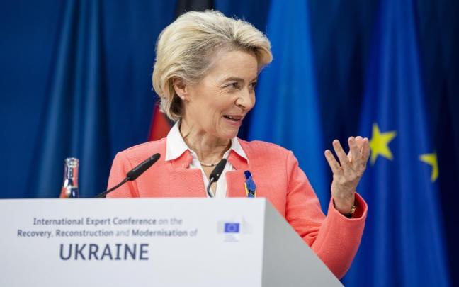 La presidenta de la Comisión Europea, Ursula von der Leyen.