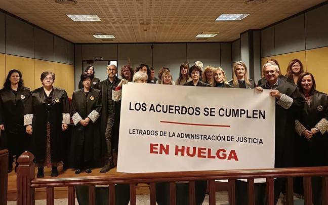La huelga de letrados se inició el pasado 24 de enero.