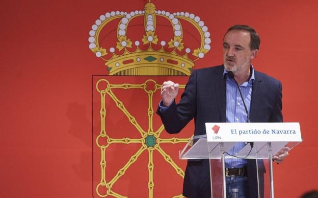 Esparza, durante un encuentro con afiliados