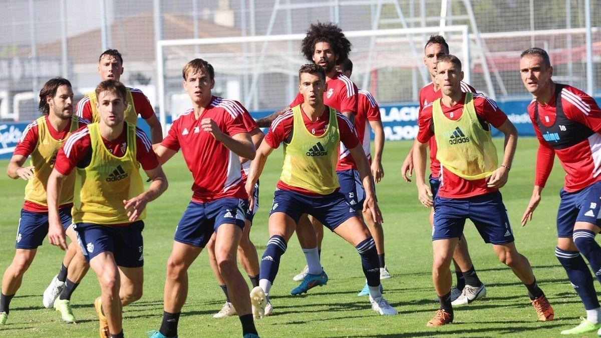 Entrenamiento de Osasuna de este miércoles