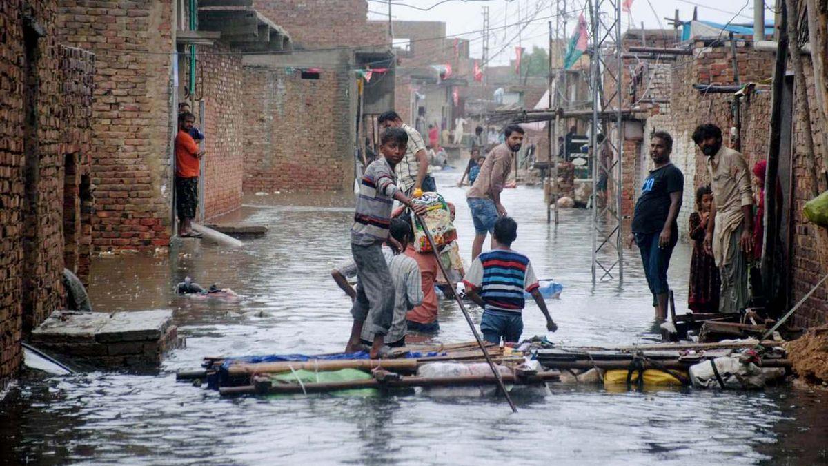 Inundaciones en Pakistán.