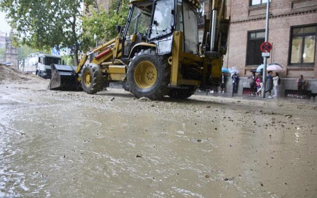 Imagen de archivo de una excavadora